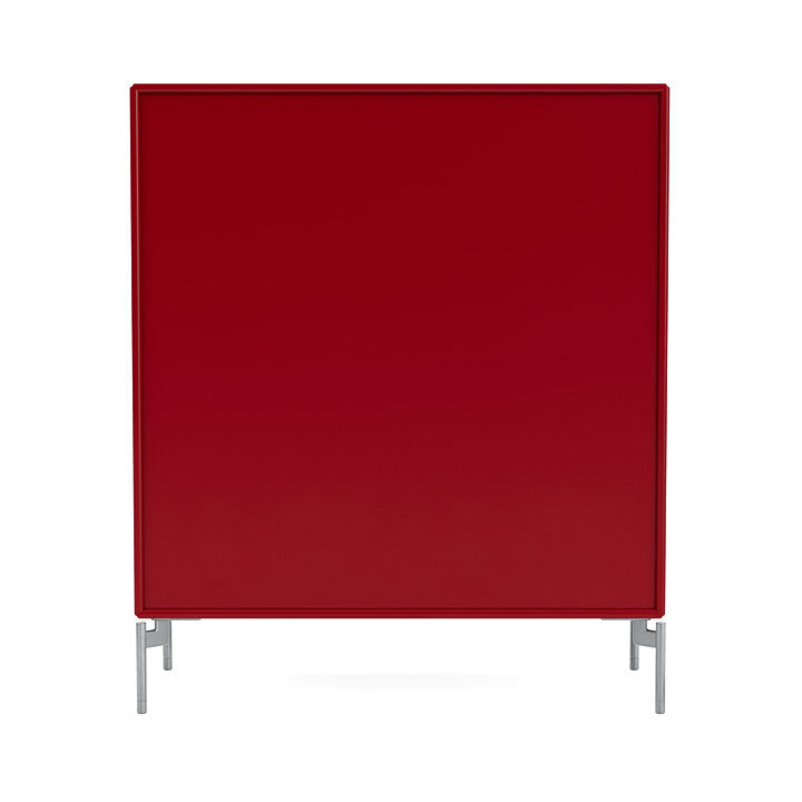 [product_category]-Montana Show Bookcase With Legs, Beetroot/Matt Chrome-Montana Furniture-5715288031732-0000SHOW-165-01-MON-4