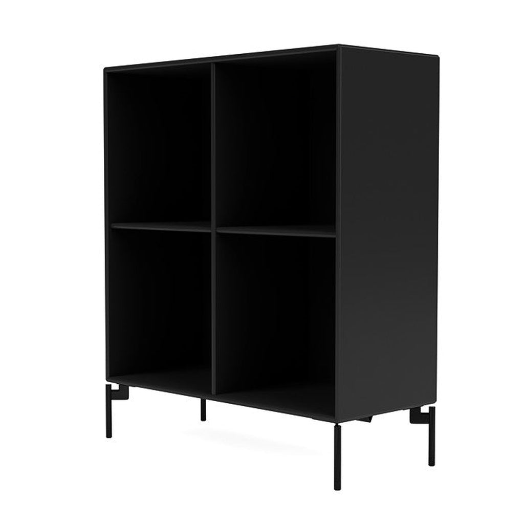 [product_category]-Montana Show Bookcase With Legs, Black/Black-Montana Furniture-5715288029821-0000SHOW-05-03-MON-1