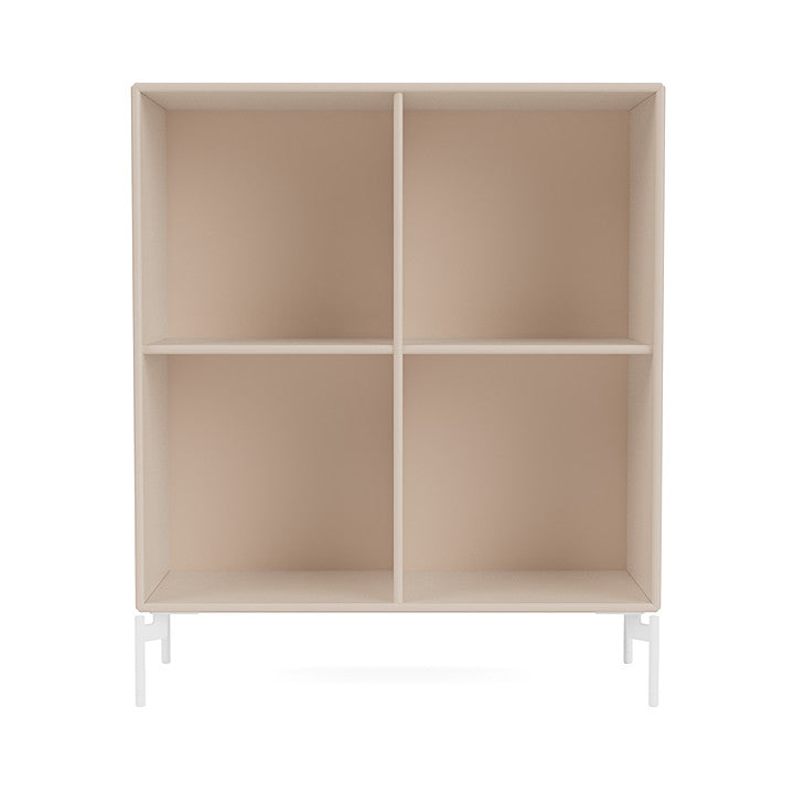[product_category]-Montana Show Bookcase With Legs, Clay/Snow White-Montana Furniture-5715288368579-0000SHOW-168-02-MON-2