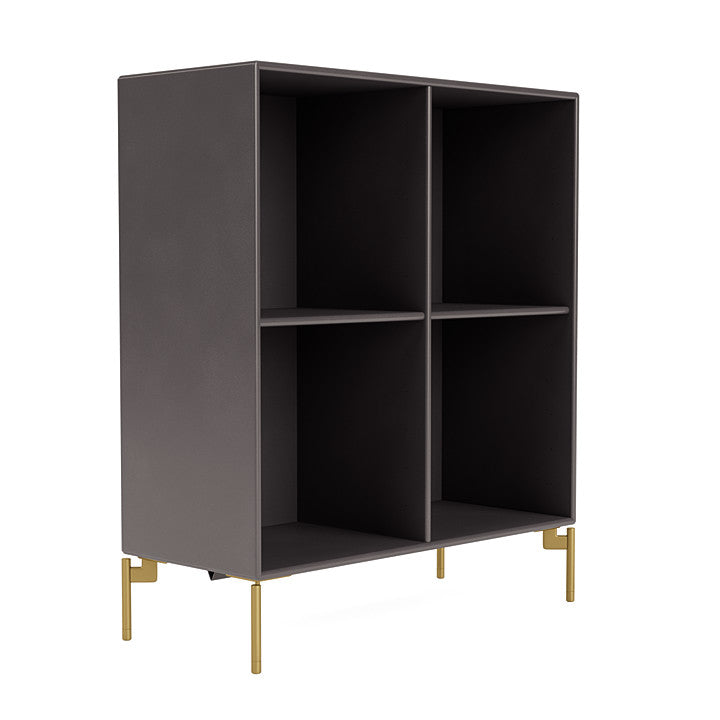 [product_category]-Montana Show Bookcase With Legs, Coffee/Brass-Montana Furniture-5715288031862-0000SHOW-35-09-MON-3