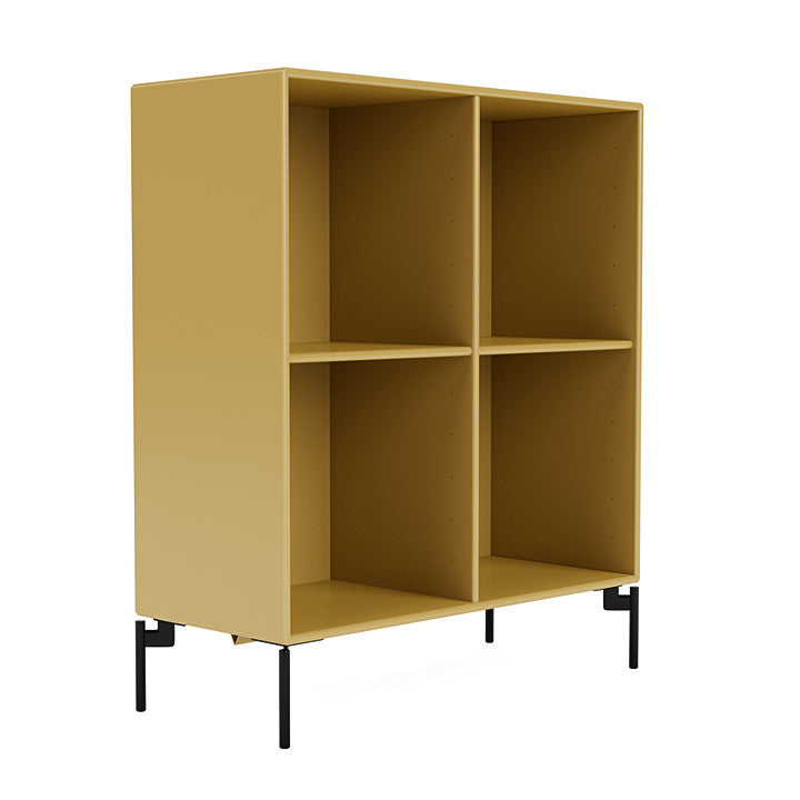 [product_category]-Montana Show Bookcase With Legs, Cumin/Black-Montana Furniture-5715288031237-0000SHOW-157-03-MON-3