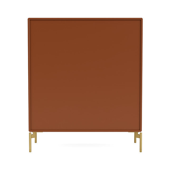 [product_category]-Montana Show Bookcase With Legs, Hazelnut/Brass-Montana Furniture-5715288030667-0000SHOW-146-09-MON-4