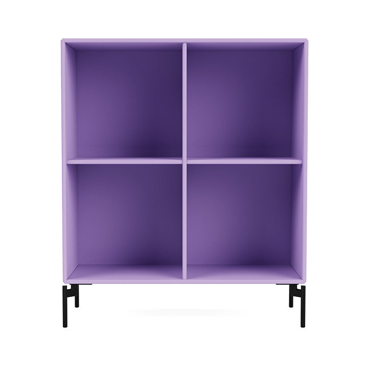 Montana Show Bookcase With Legs, Iris/Black