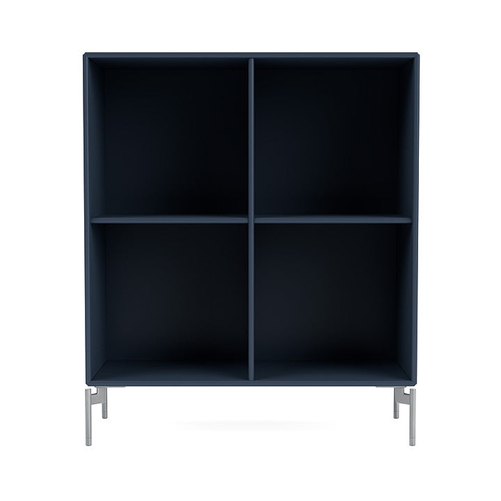 [product_category]-Montana Show Bookcase With Legs, Juniper/Matt Chrome-Montana Furniture-5715288030100-0000SHOW-138-01-MON-2