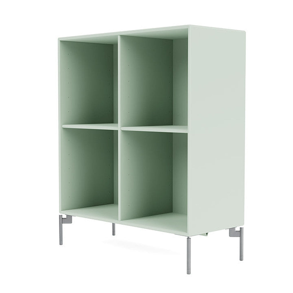 [product_category]-Montana Show Bookcase With Legs, Mist/Matt Chrome-Montana Furniture-5715288031466-0000SHOW-161-01-MON-1