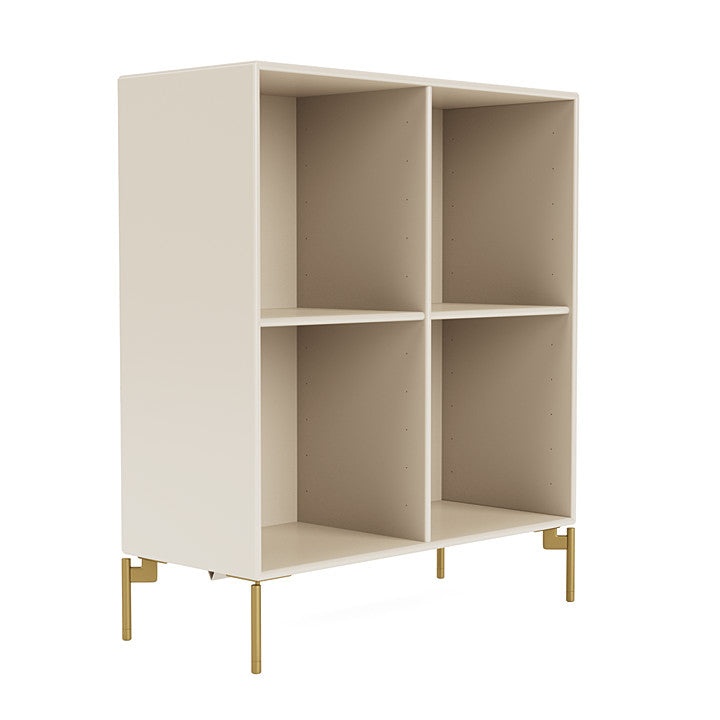 [product_category]-Montana Show Bookcase With Legs, Oat/Brass-Montana Furniture-5715288031312-0000SHOW-158-09-MON-3