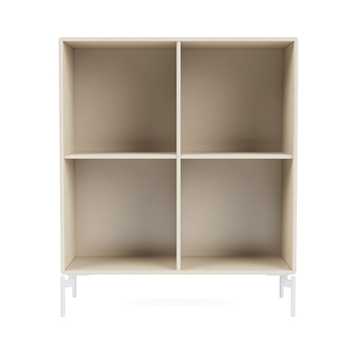 [product_category]-Montana Show Bookcase With Legs, Oat/Snow White-Montana Furniture-5715288031282-0000SHOW-158-02-MON-2