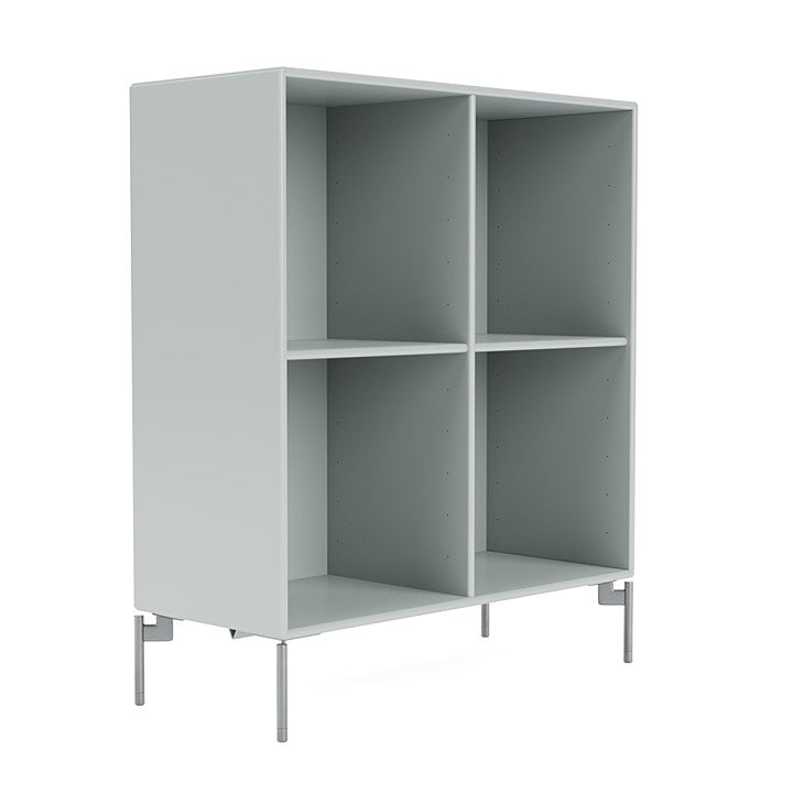 [product_category]-Montana Show Bookcase With Legs, Oyster/Matt Chrome-Montana Furniture-5714322989626-0000SHOW-156-01-MON-3