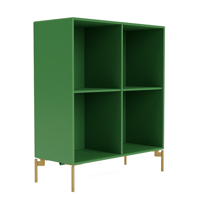 [product_category]-Montana Show Bookcase With Legs, Parsley/Brass-Montana Furniture-5715288031015-0000SHOW-152-09-MON-3