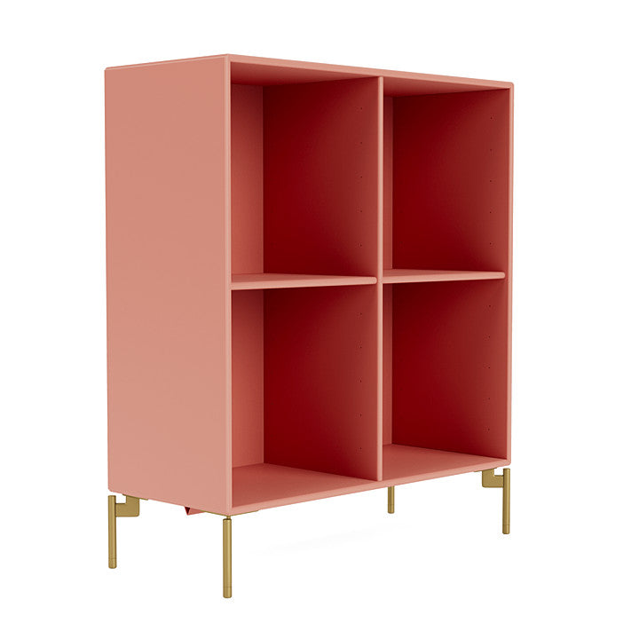 [product_category]-Montana Show Bookcase With Legs, Rhubarb/Brass-Montana Furniture-5714322973267-0000SHOW-151-09-MON-3