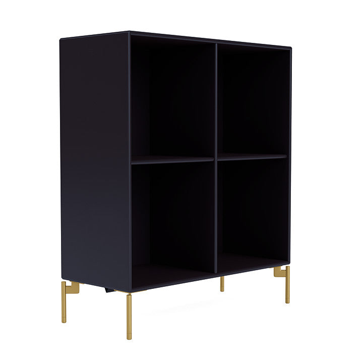 [product_category]-Montana Show Bookcase With Legs, Shadow/Brass-Montana Furniture-5715288030735-0000SHOW-147-09-MON-3