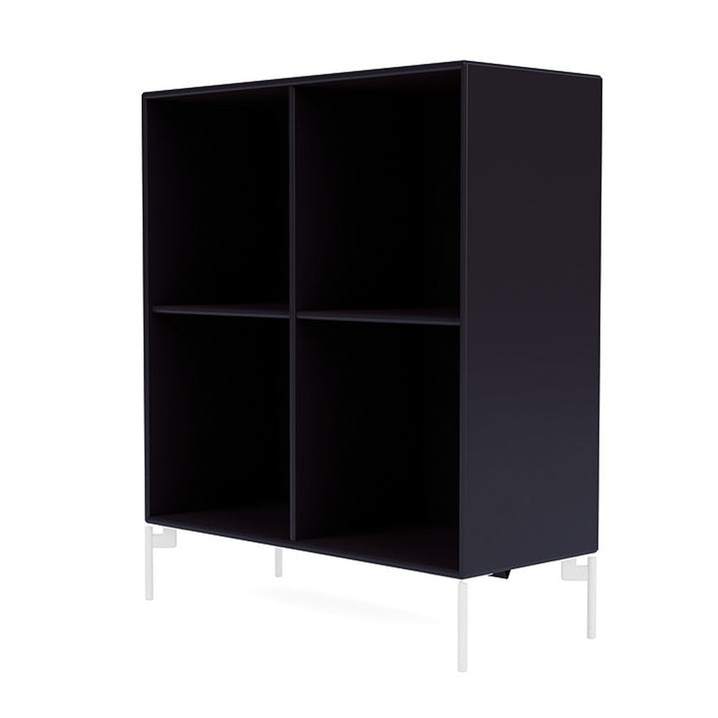 [product_category]-Montana Show Bookcase With Legs, Shadow/Snow White-Montana Furniture-5715288030681-0000SHOW-147-02-MON-1