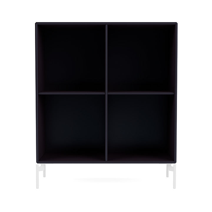 [product_category]-Montana Show Bookcase With Legs, Shadow/Snow White-Montana Furniture-5715288030681-0000SHOW-147-02-MON-2