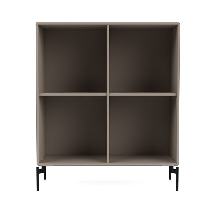 [product_category]-Montana Show Bookcase With Legs, Truffle/Black-Montana Furniture-5715288030322-0000SHOW-141-03-MON-2