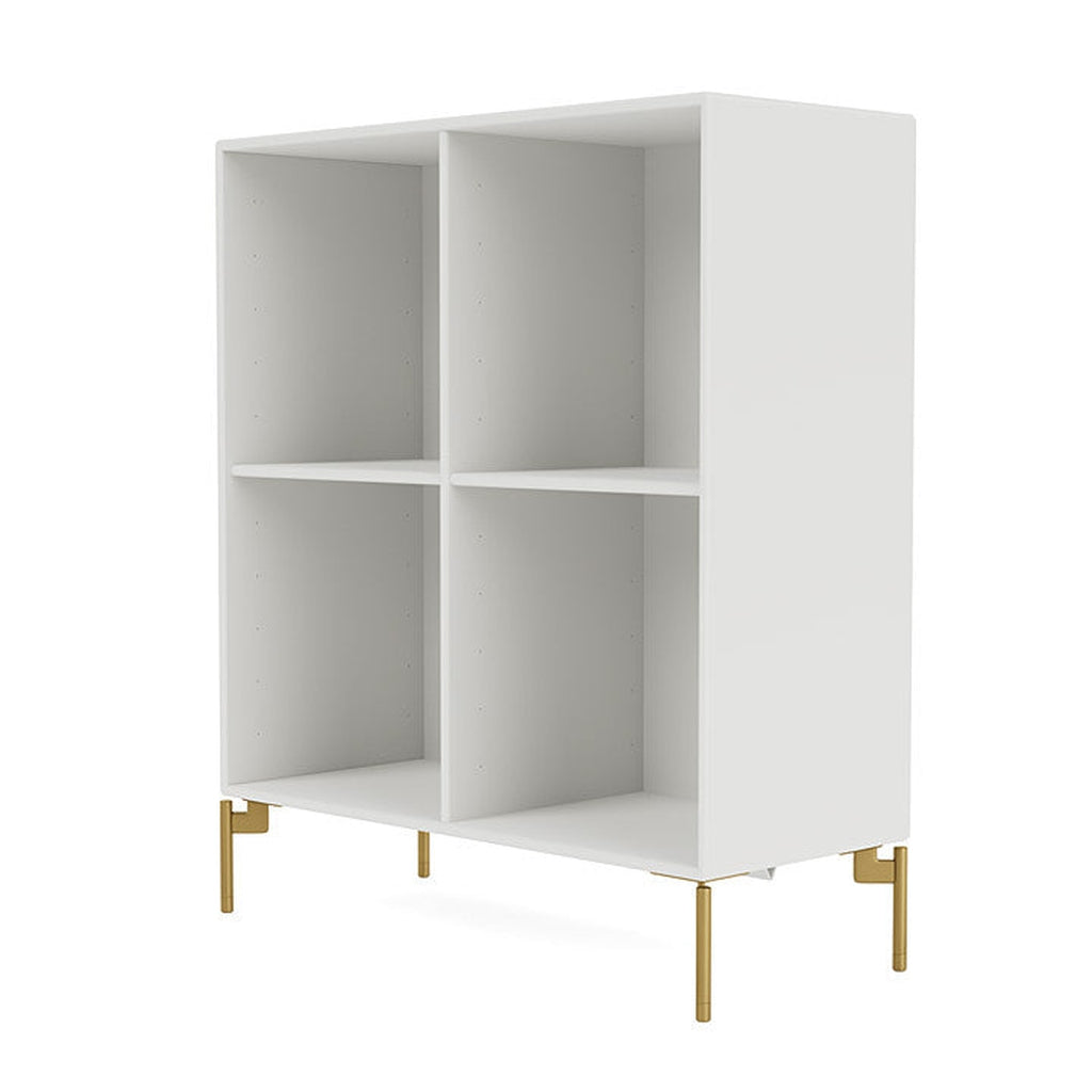 [product_category]-Montana Show Bookcase With Legs, White/Brass-Montana Furniture-5715288029715-0000SHOW-01-09-MON-1