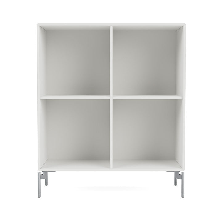 [product_category]-Montana Show Bookcase With Legs, White/Matt Chrome-Montana Furniture-5714322761321-0000SHOW-01-01-MON-2