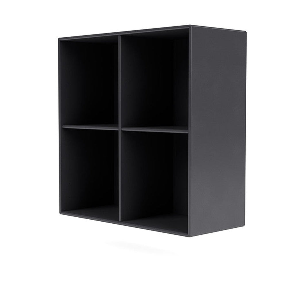 [product_category]-Montana Show Bookcase With Suspension Rail, Carbon Black-Montana Furniture-5714322704182-0000SHOW-36-04-MON-1