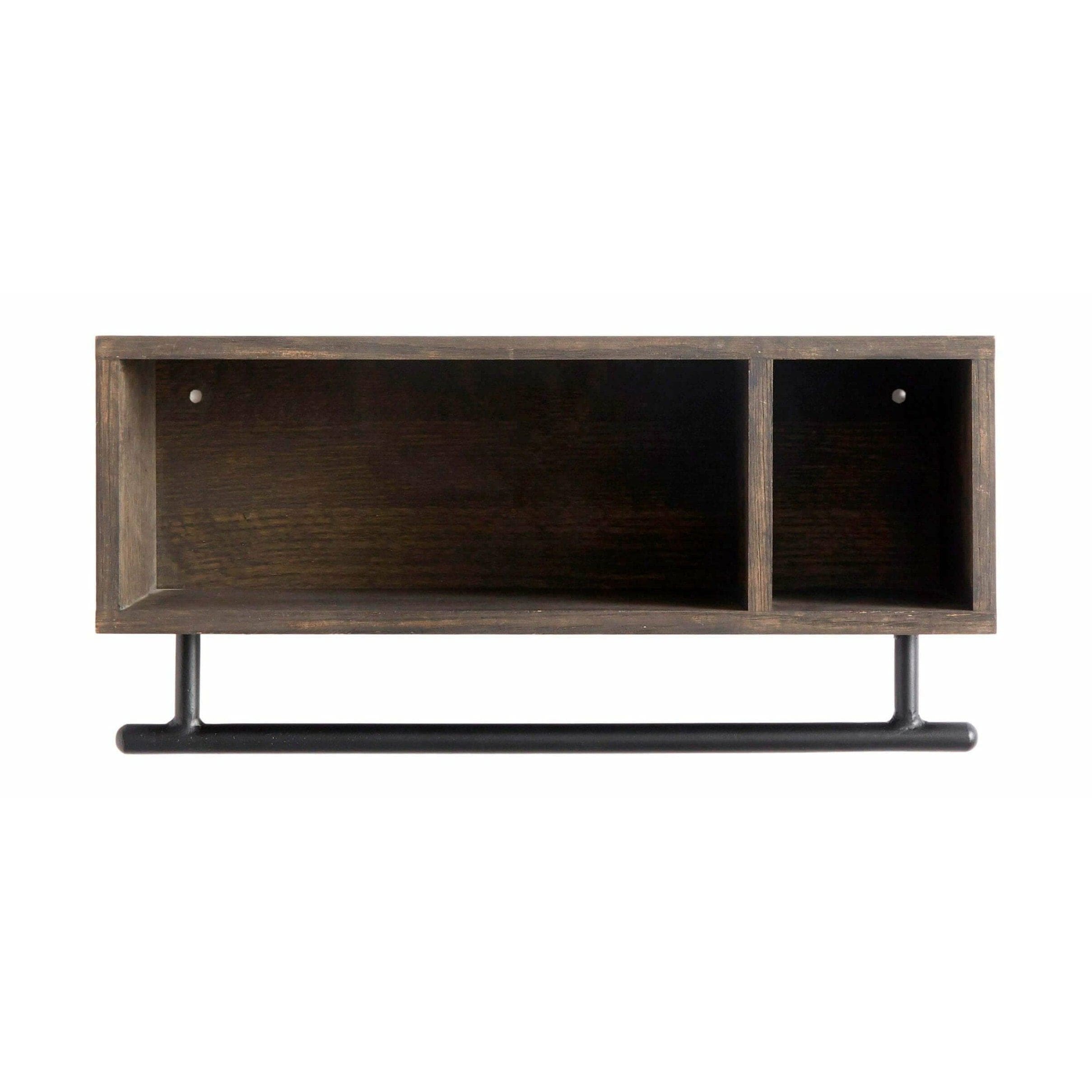 Muubs Chelsea Wall Shelf Dark Stained Oak, 45cm