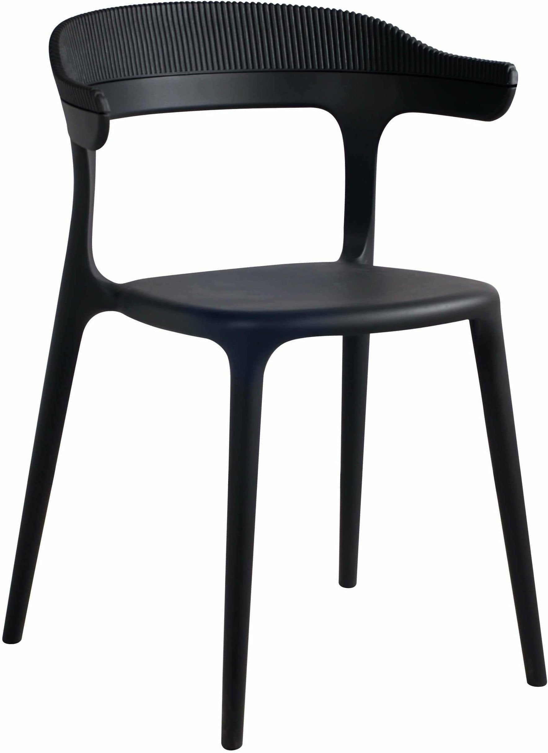 [product_category]-Muubs Luna Stripe Dining Chair, Black-Muubs-5711973020388-8020000311-MUU-1