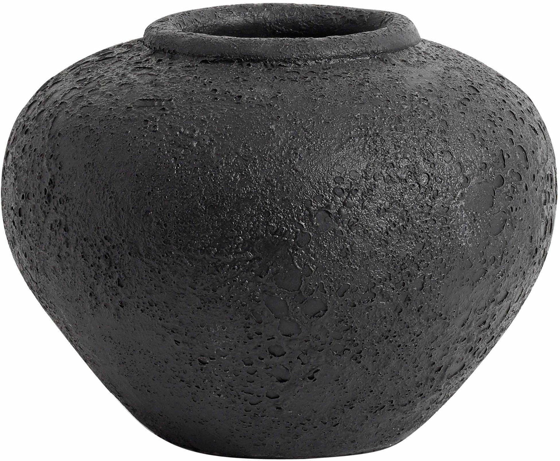 [product_category]-Muubs Luna Vase Black, 18cm-Muubs-5711973608388-8470000122-MUU-1