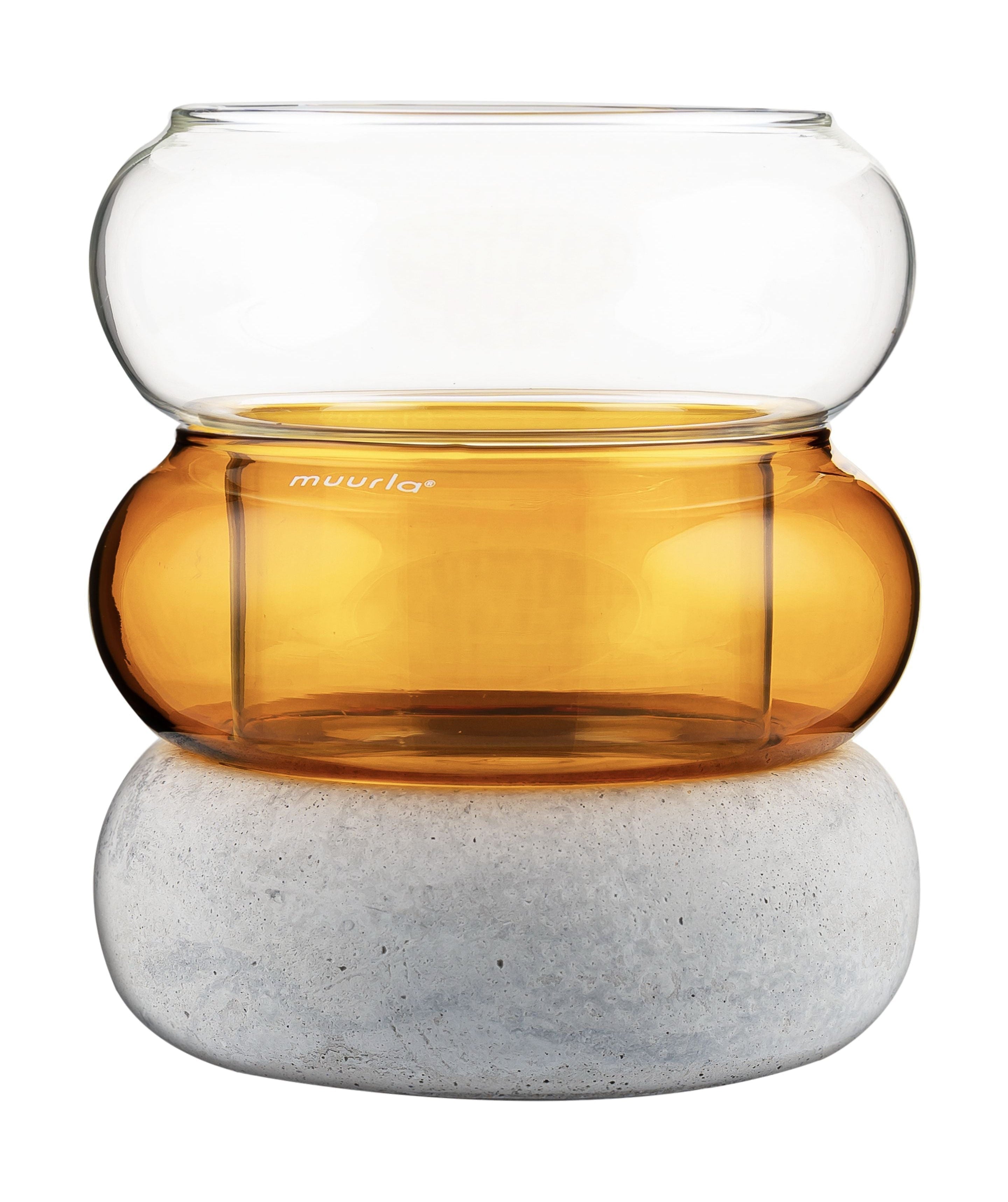 [product_category]-Muurla Bagel Vase, Amber-Muurla-6416114967629-346-110-00-MUU-1