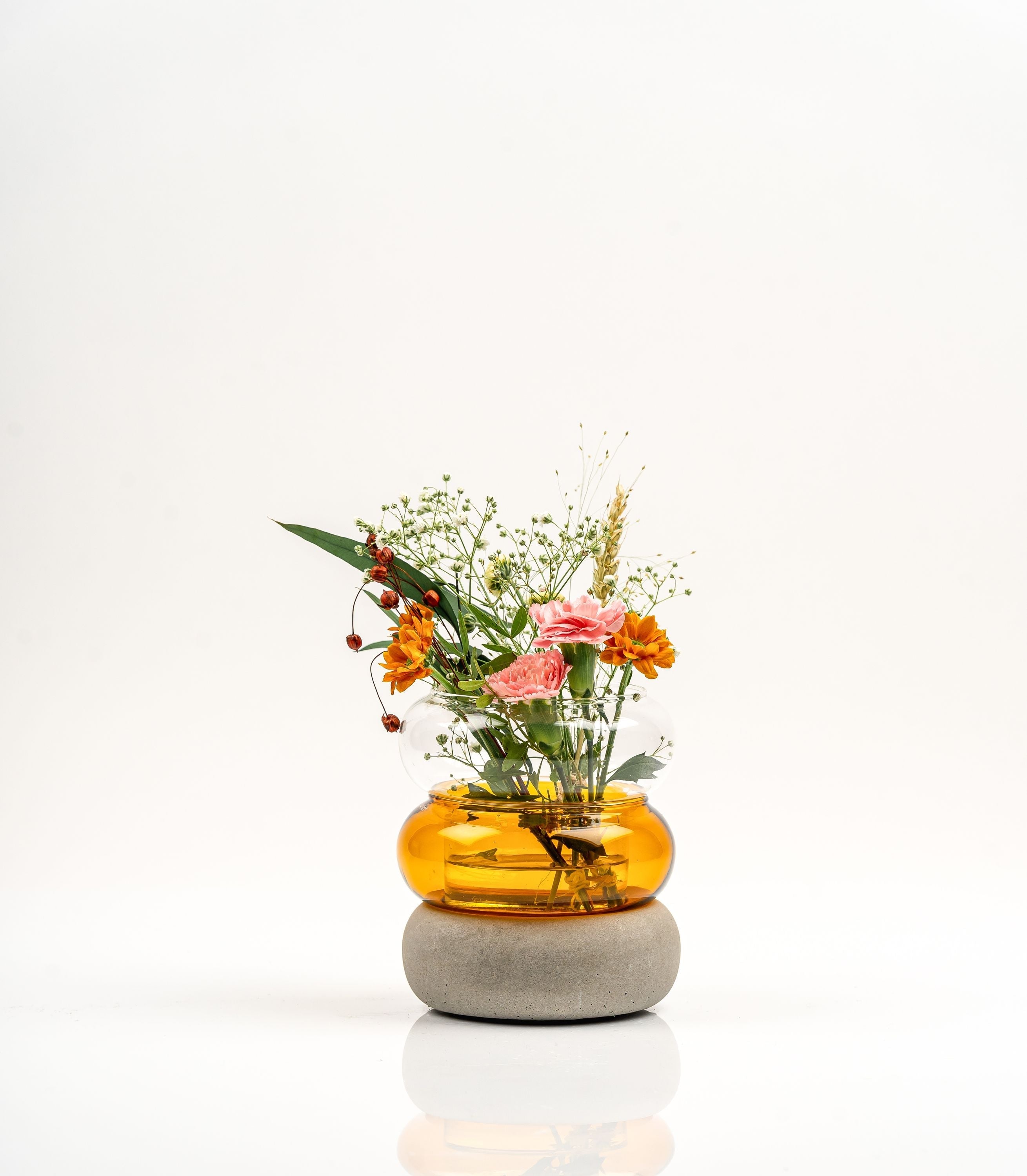 [product_category]-Muurla Bagel Vase, Amber-Muurla-6416114967629-346-110-00-MUU-11