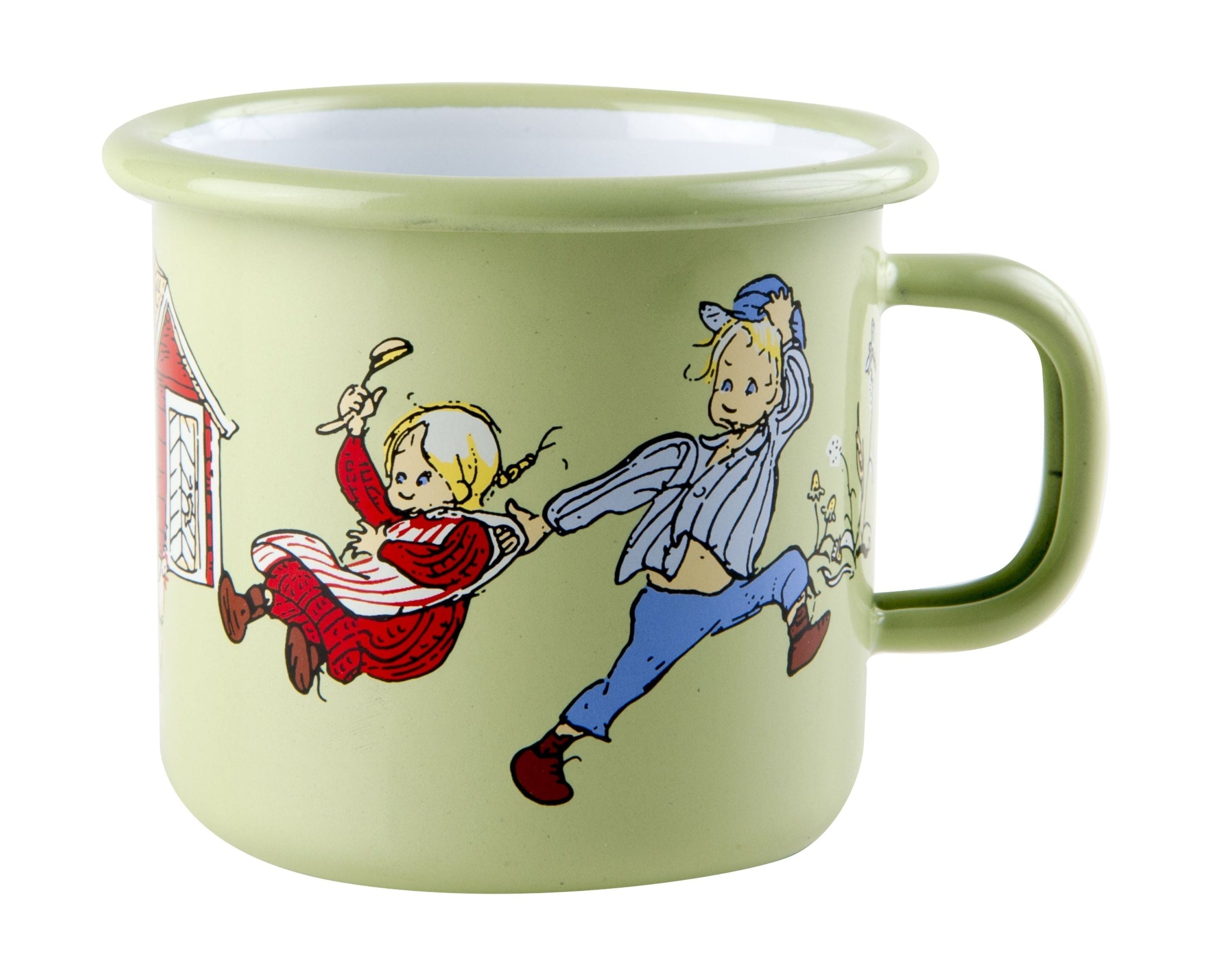 Muurla Emil fra Lönnerberga Emalje Mug, Emil & Ida