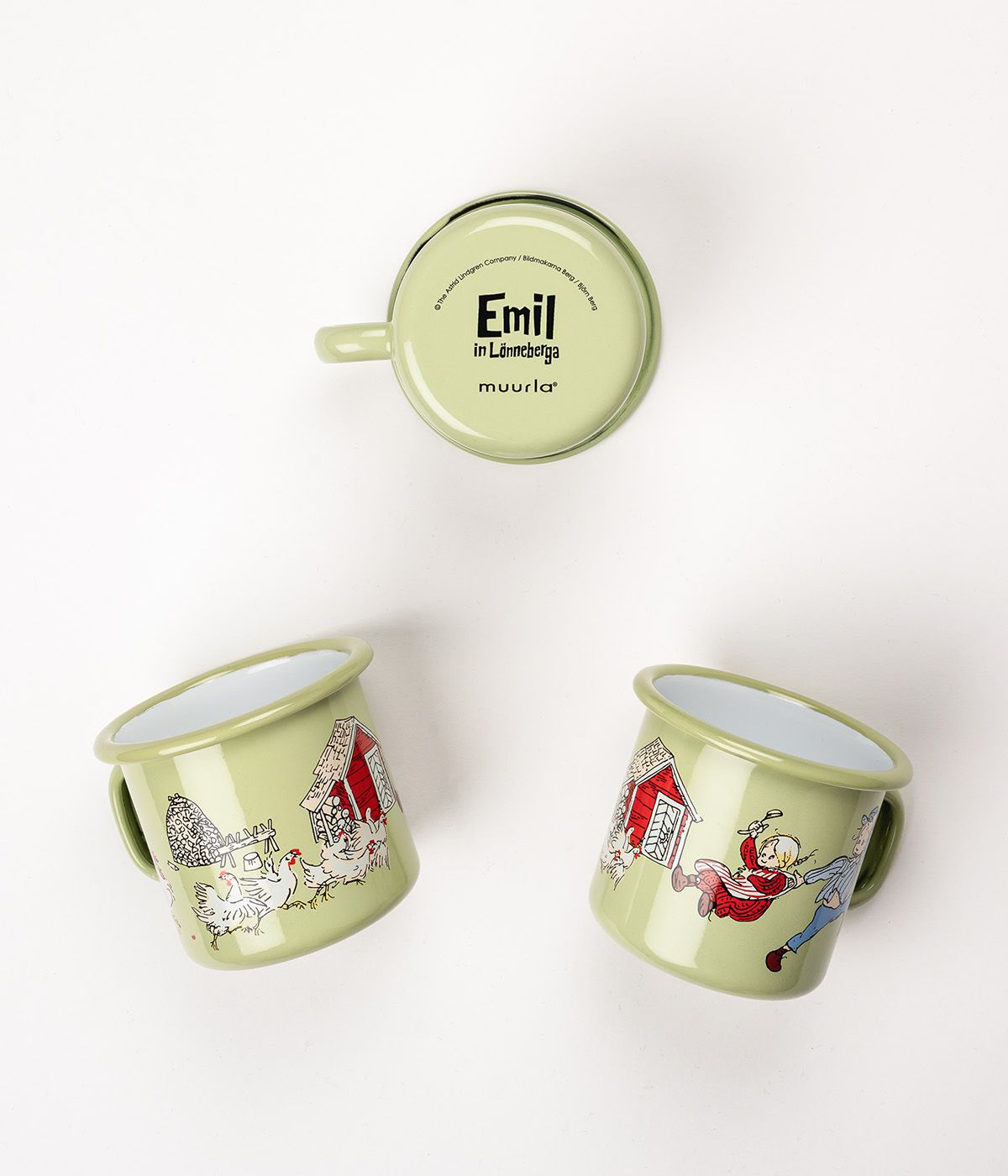 [product_category]-Muurla Emil Of Lönnerberga Enamel Mug, Emil&Ida-Muurla-6416114954537-1450-025-03-MUU-5