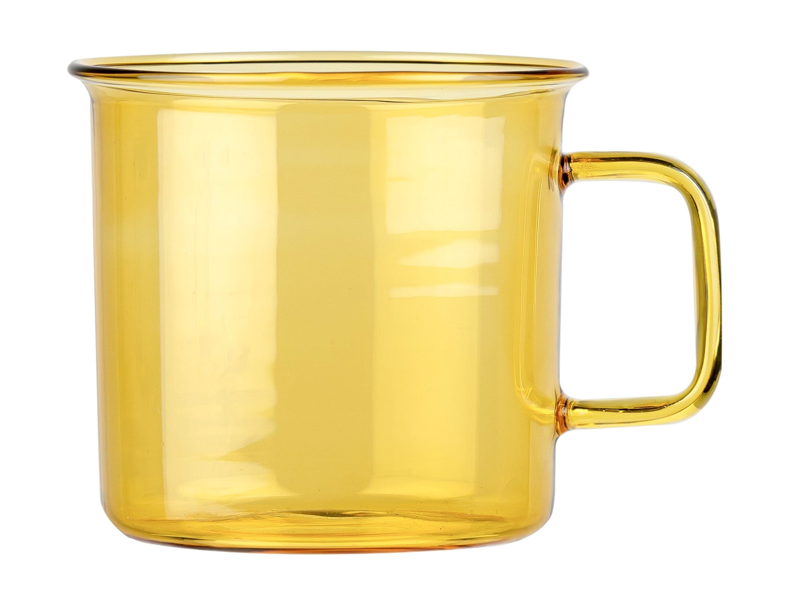 Tasse en verre muurla, jaune