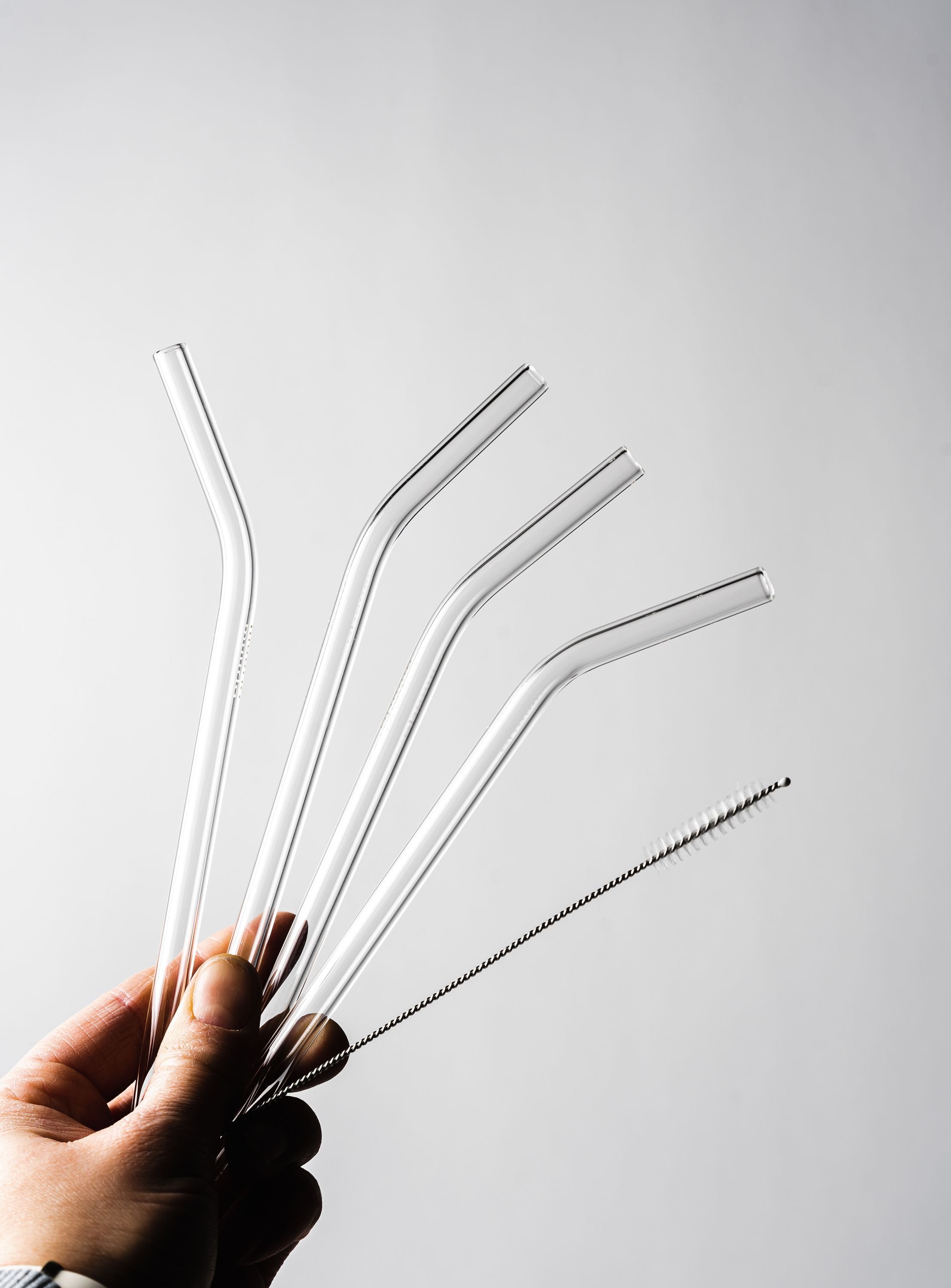 Muurla Glass Straws + Brush