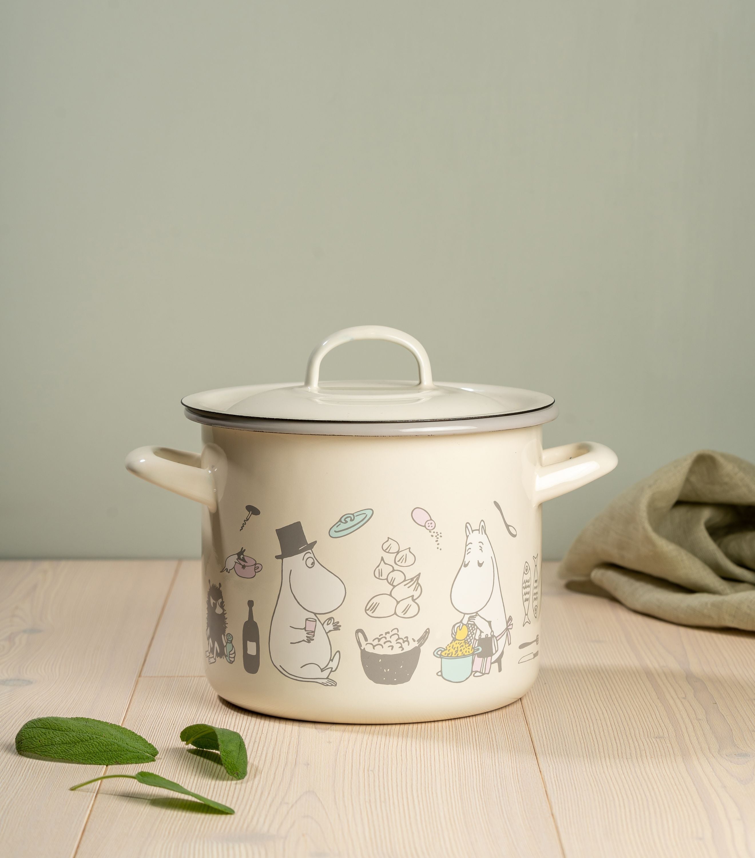 [product_category]-Muurla Moomin Bon Appétit Enamel Pot With Lid-Muurla-6416114968596-1719-250-01-MUU-14