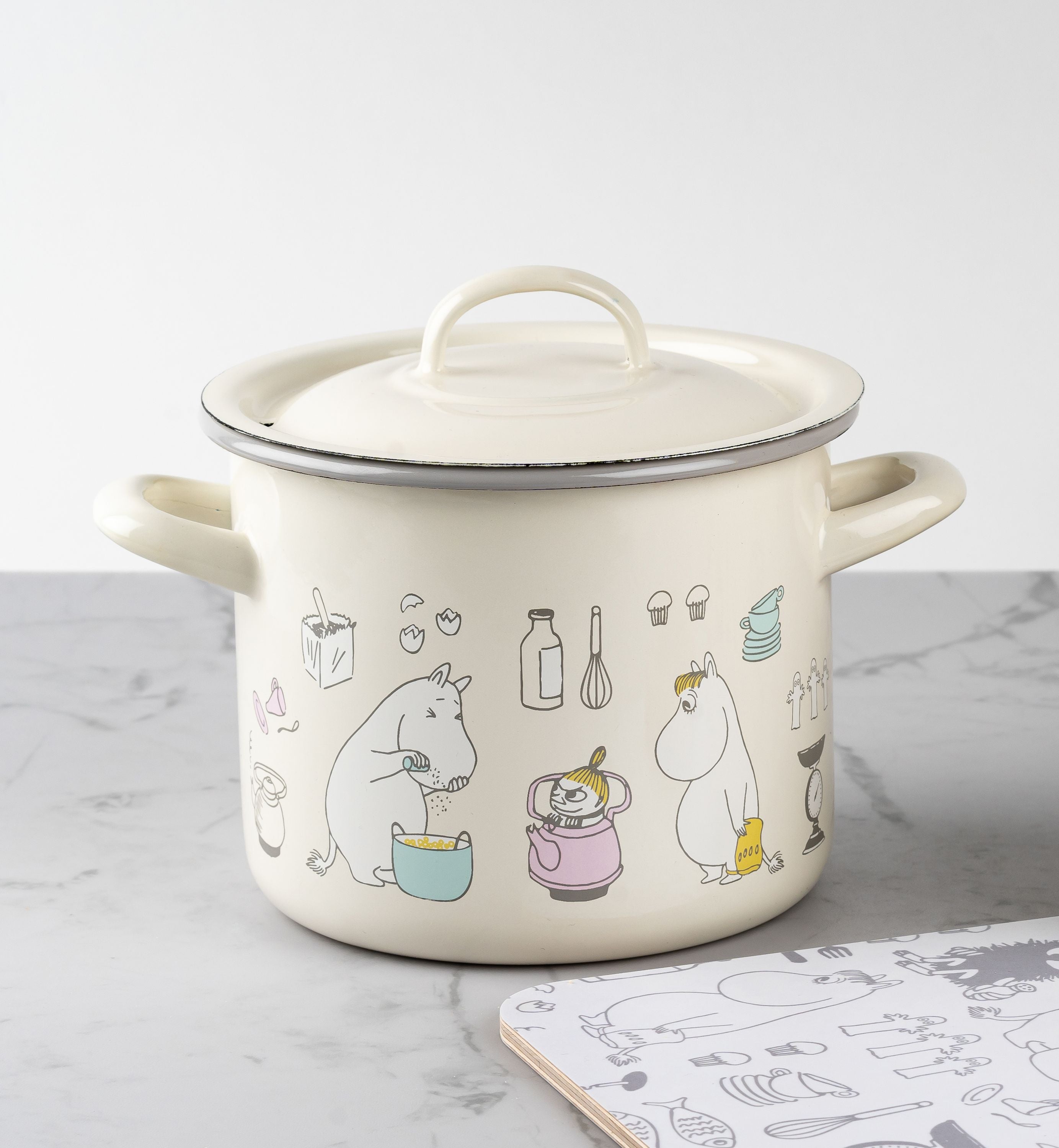 [product_category]-Muurla Moomin Bon Appétit Enamel Pot With Lid-Muurla-6416114968596-1719-250-01-MUU-15