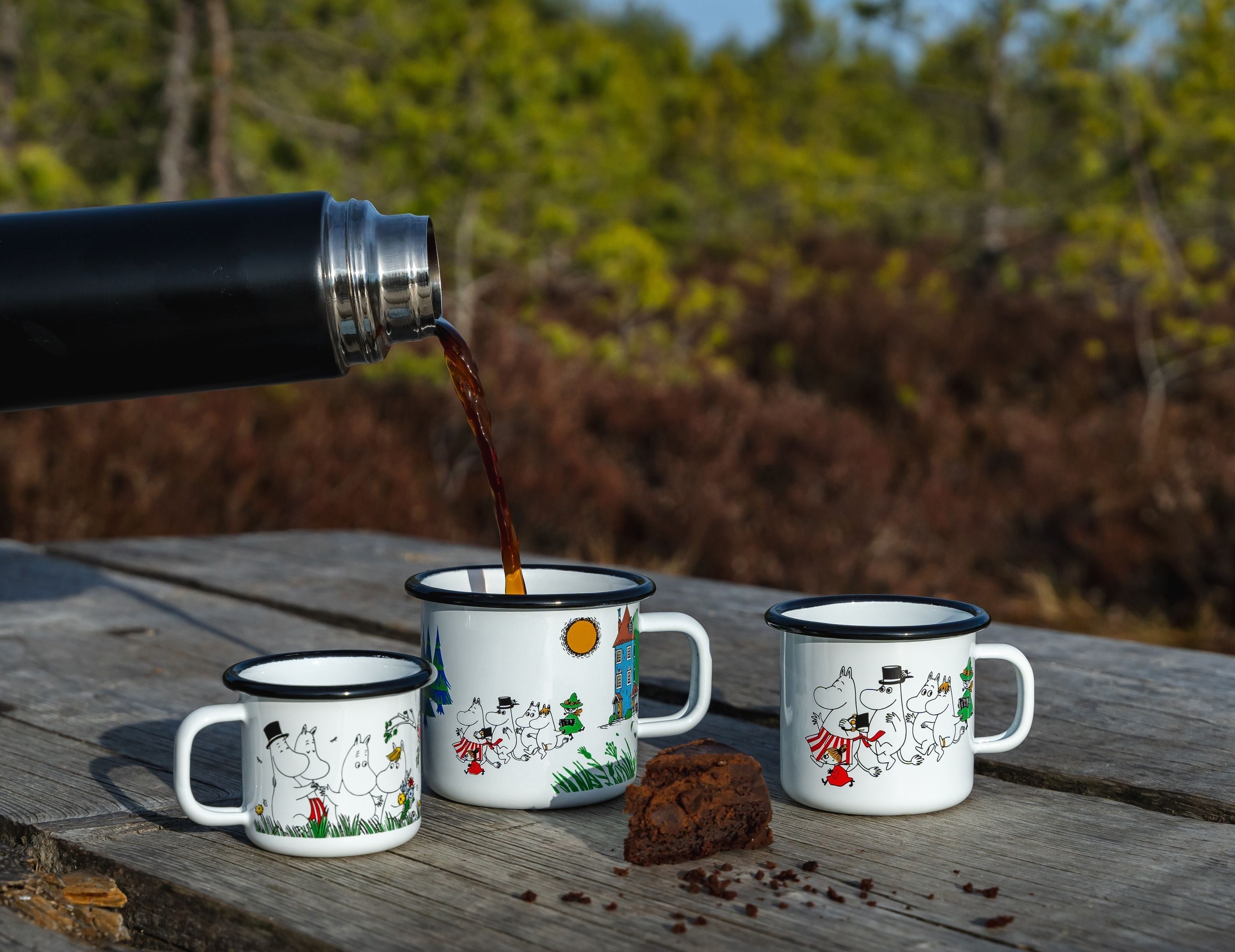 [product_category]-Muurla Moomin Colors Enamel Mug, Little My-Muurla-6416114942992-1703-030-02-MUU-9