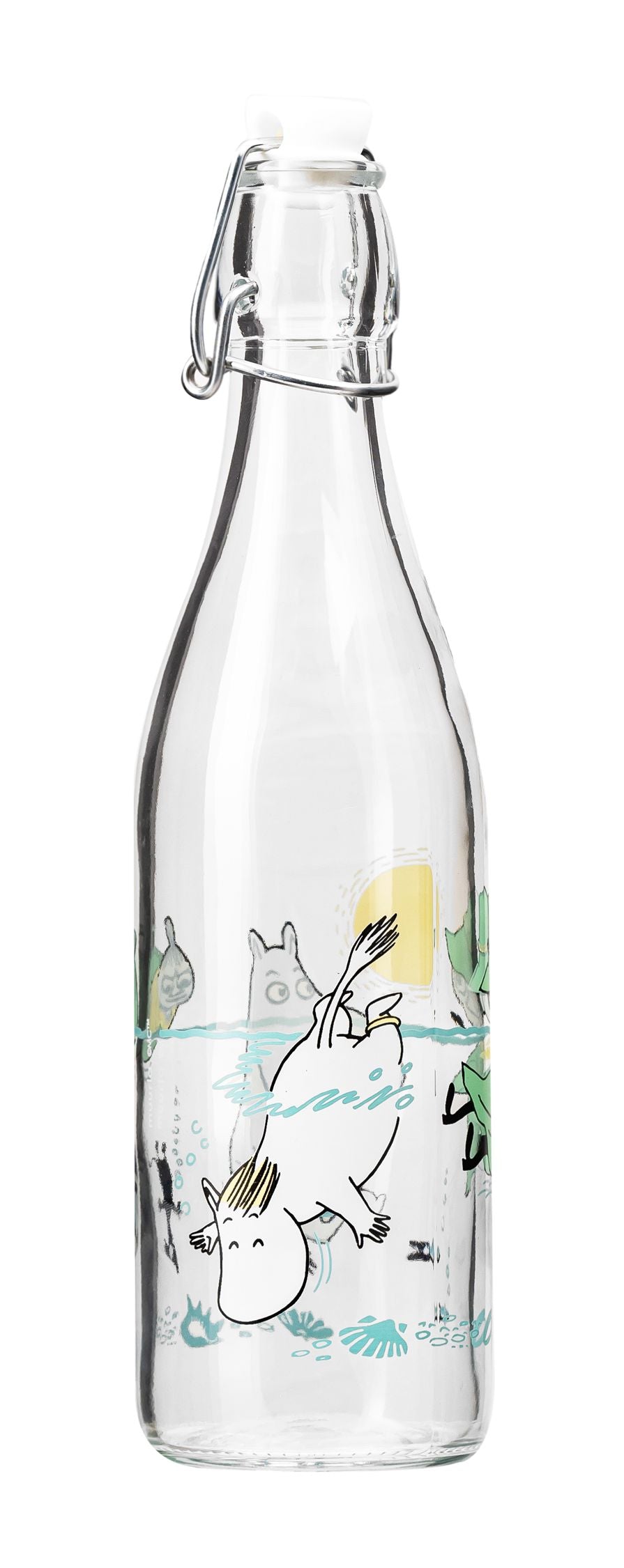 [product_category]-Muurla Moomin Glass Bottle, Fun In The Water-Muurla-6416114968329-774-050-07-MUU-3