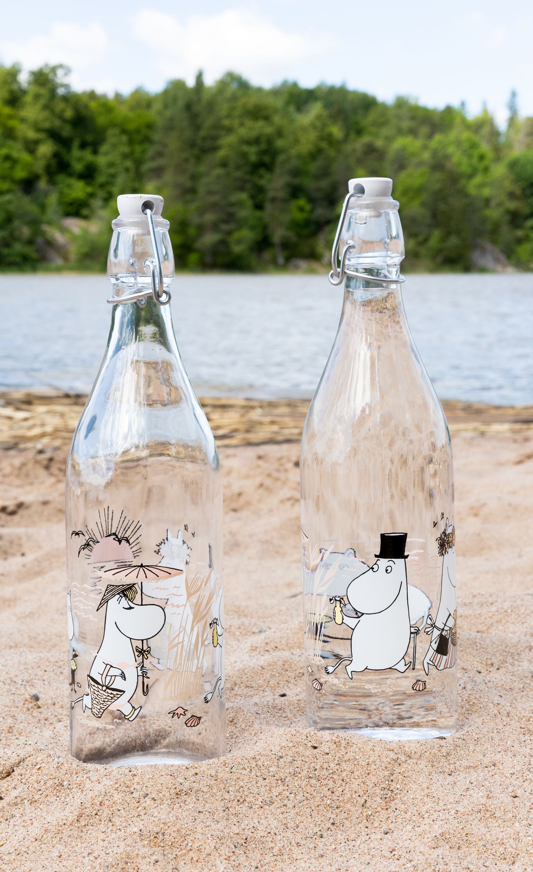 [product_category]-Muurla Moomin Glass Bottle, Fun In The Water-Muurla-6416114968329-774-050-07-MUU-4