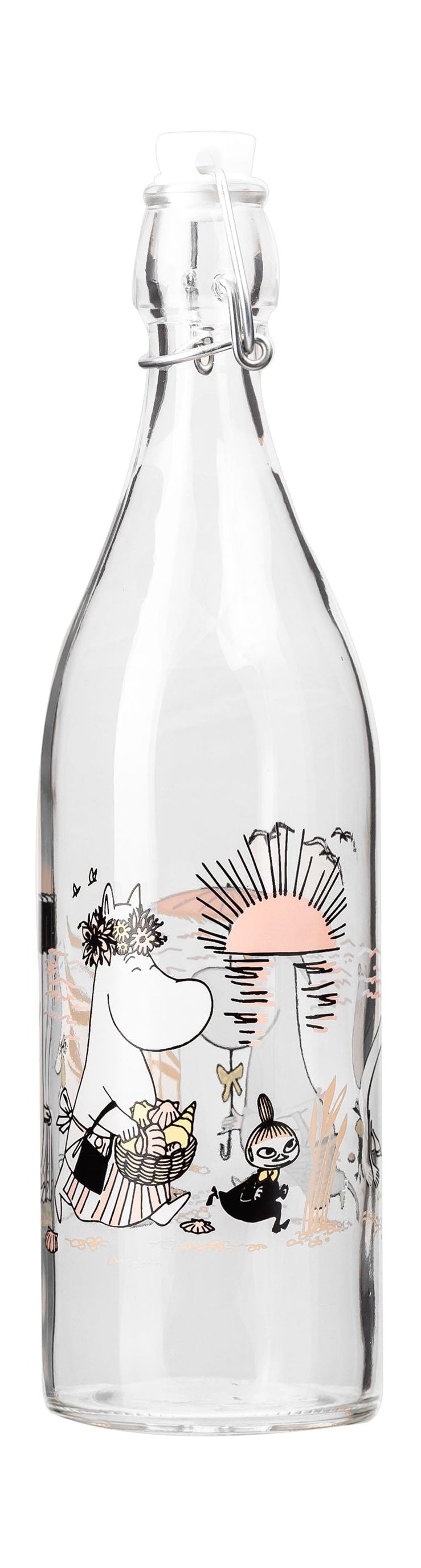 Bouteille en verre Muurla Moomin, la plage