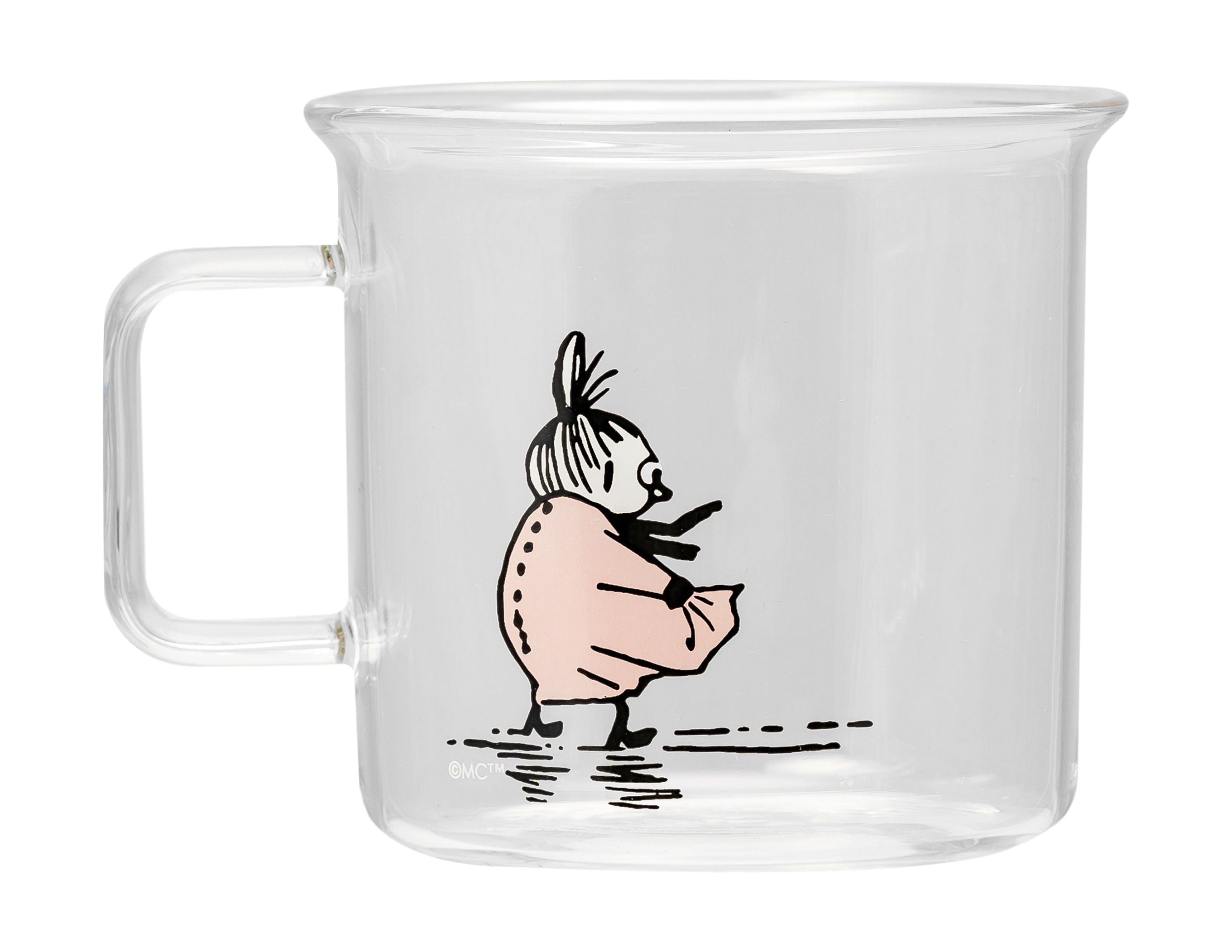 [product_category]-Muurla Moomin Glass Mug Little My, Clear-Muurla-6416114966615-716-035-08-MUU-1