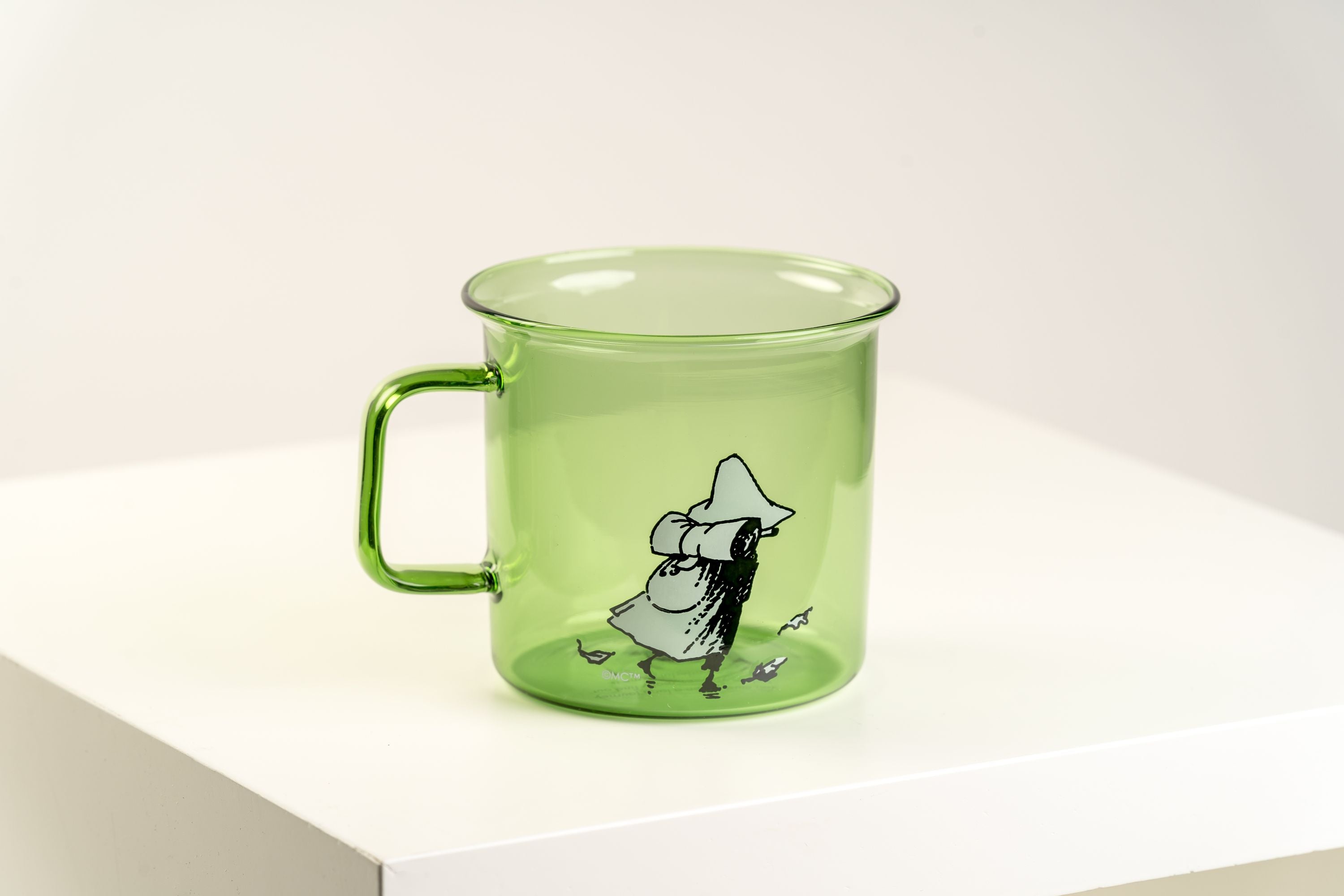 [product_category]-Muurla Moomin Glass Mug, Snufkin-Muurla-6416114966622-716-035-09-MUU-6