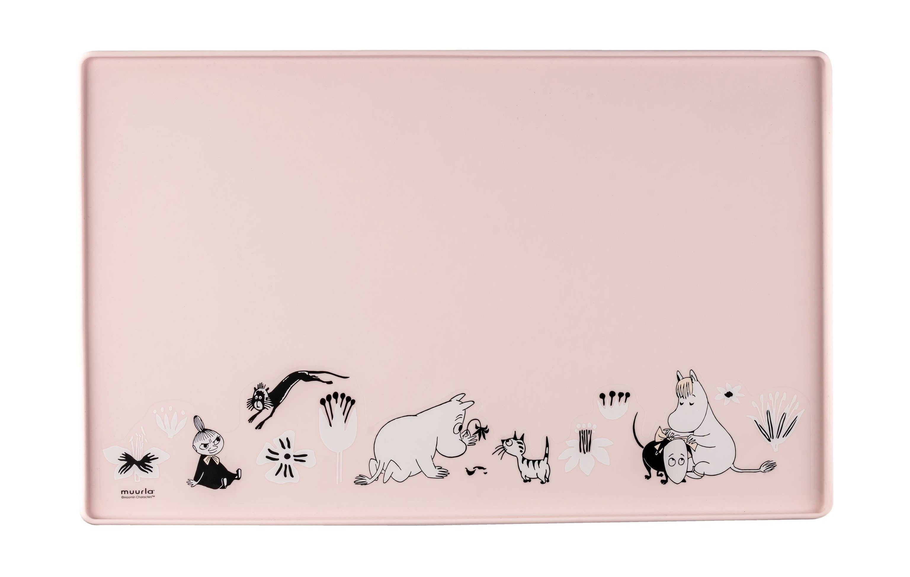 Muurla Moomin Pets Silicone Mat, rosa