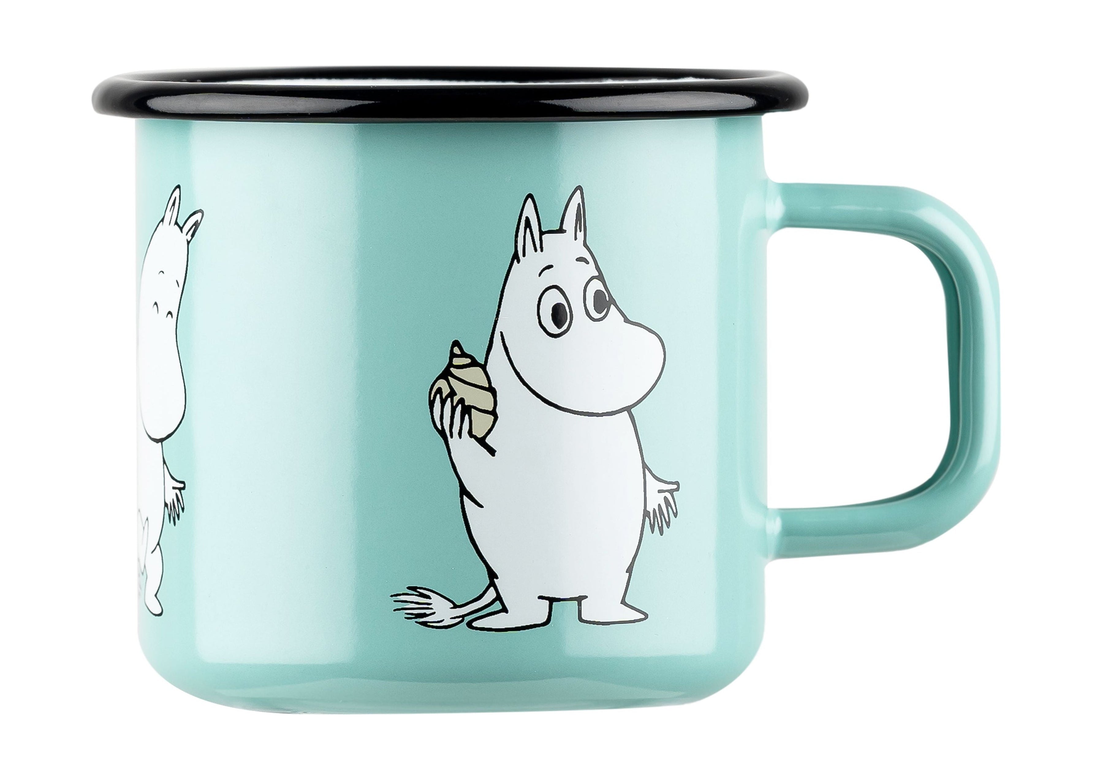 Muurla Moomin Retro Emaille Becher, Moomin, Minze