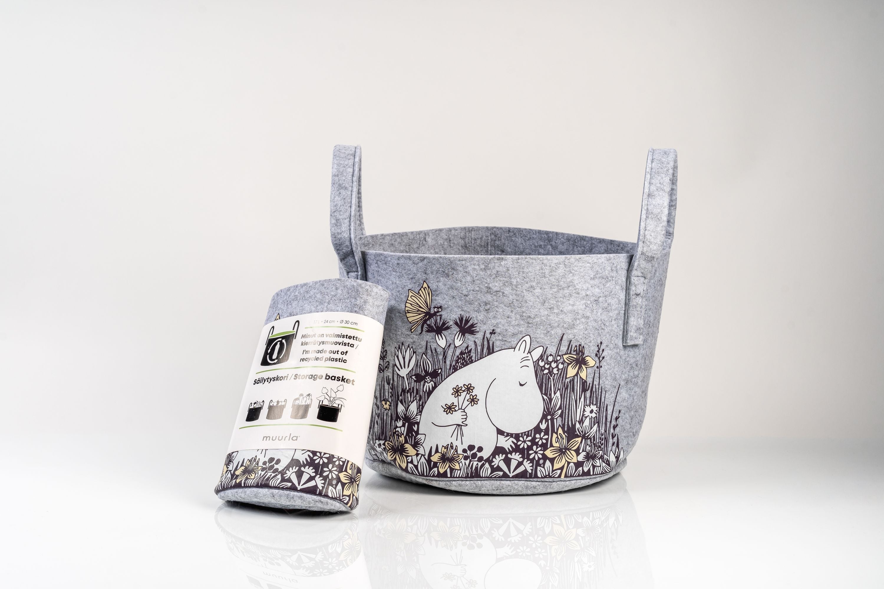 [product_category]-Muurla Moomin Storage Basket Flower Field-Muurla-6416114968350-71-170-08-MUU-3