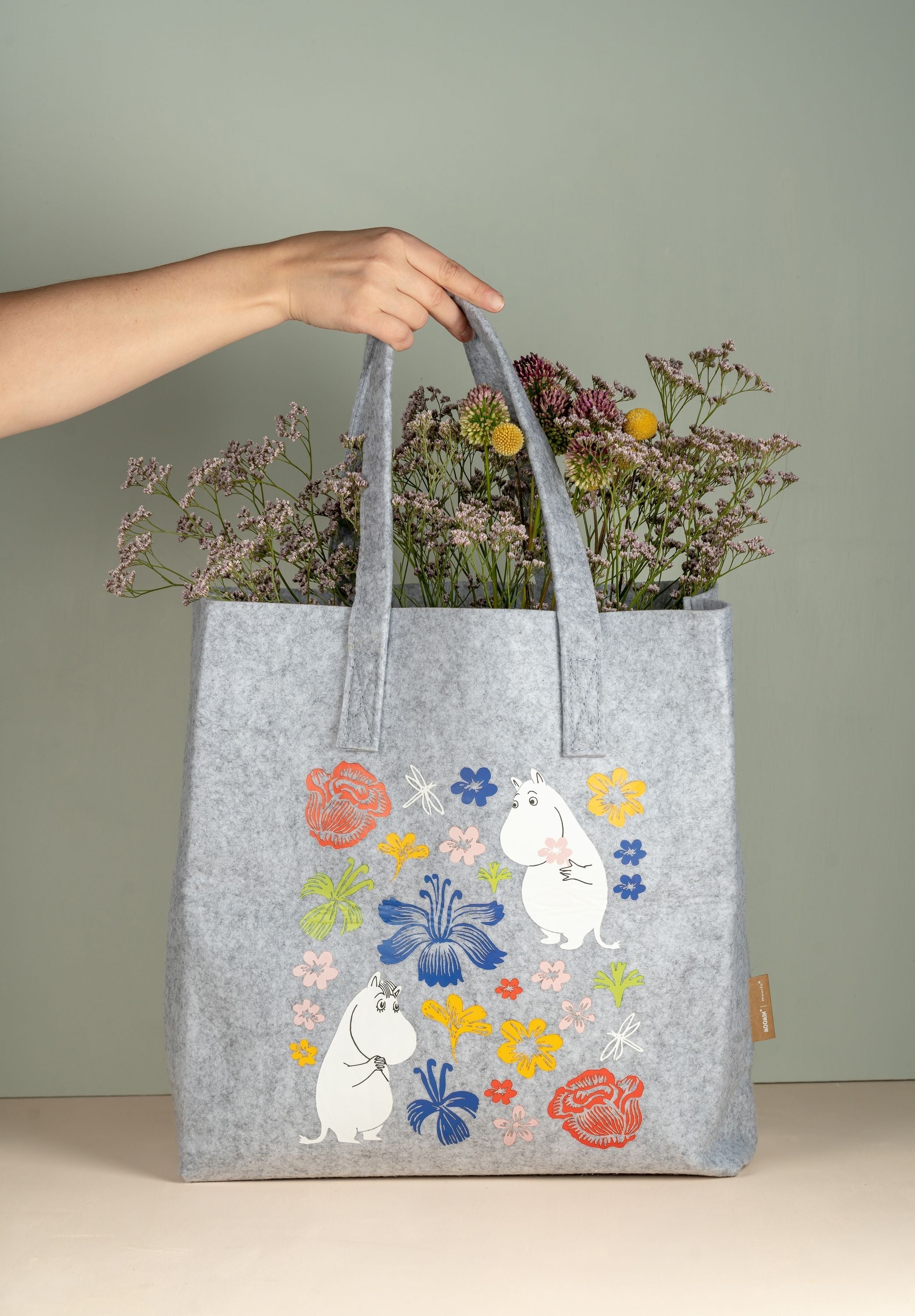 [product_category]-Muurla Moomin Tote Bag Flowers-Muurla-6416114968916-71-4040-03-MUU-3