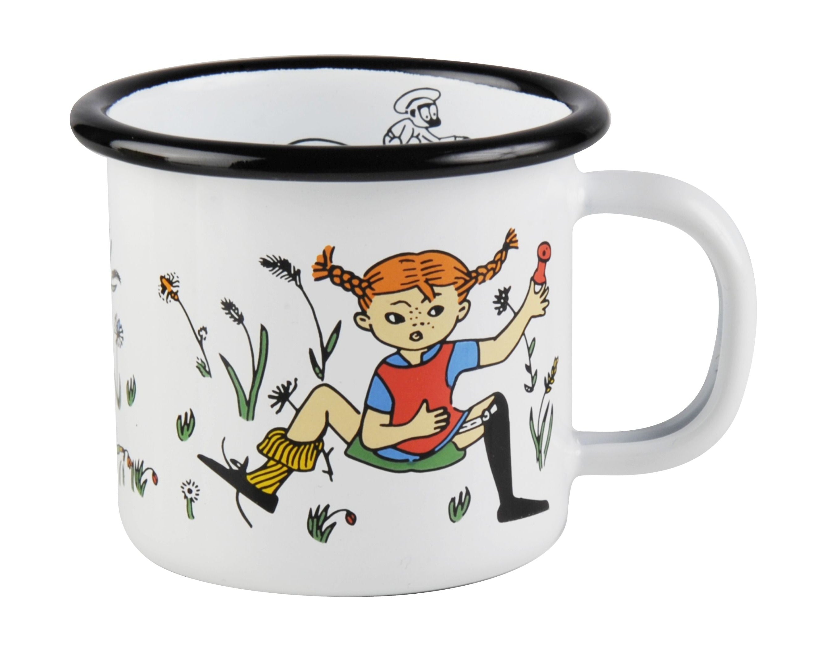 [product_category]-Muurla Pippi Longstocking Enamel Mug, Pippi & Mr Nilsson-Muurla-6416114948765-1400-015-06-MUU-1