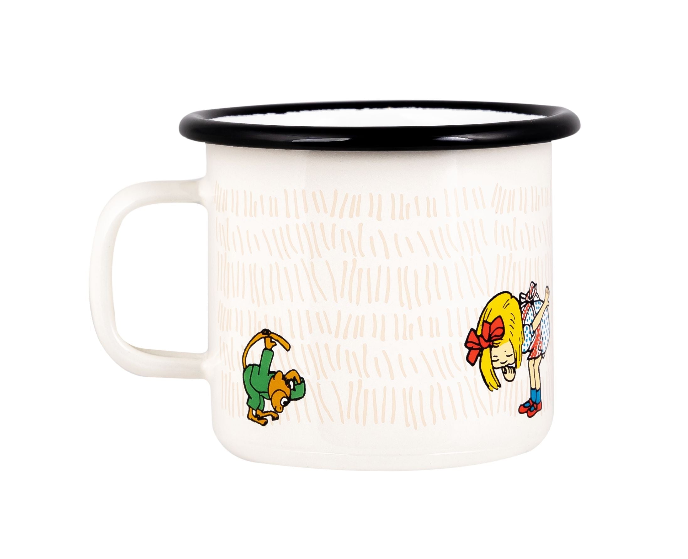 [product_category]-Muurla Pippi Longstocking Enamel Mug, The Snirkle Hunt-Muurla-6416114967810-1404-025-03-MUU-2