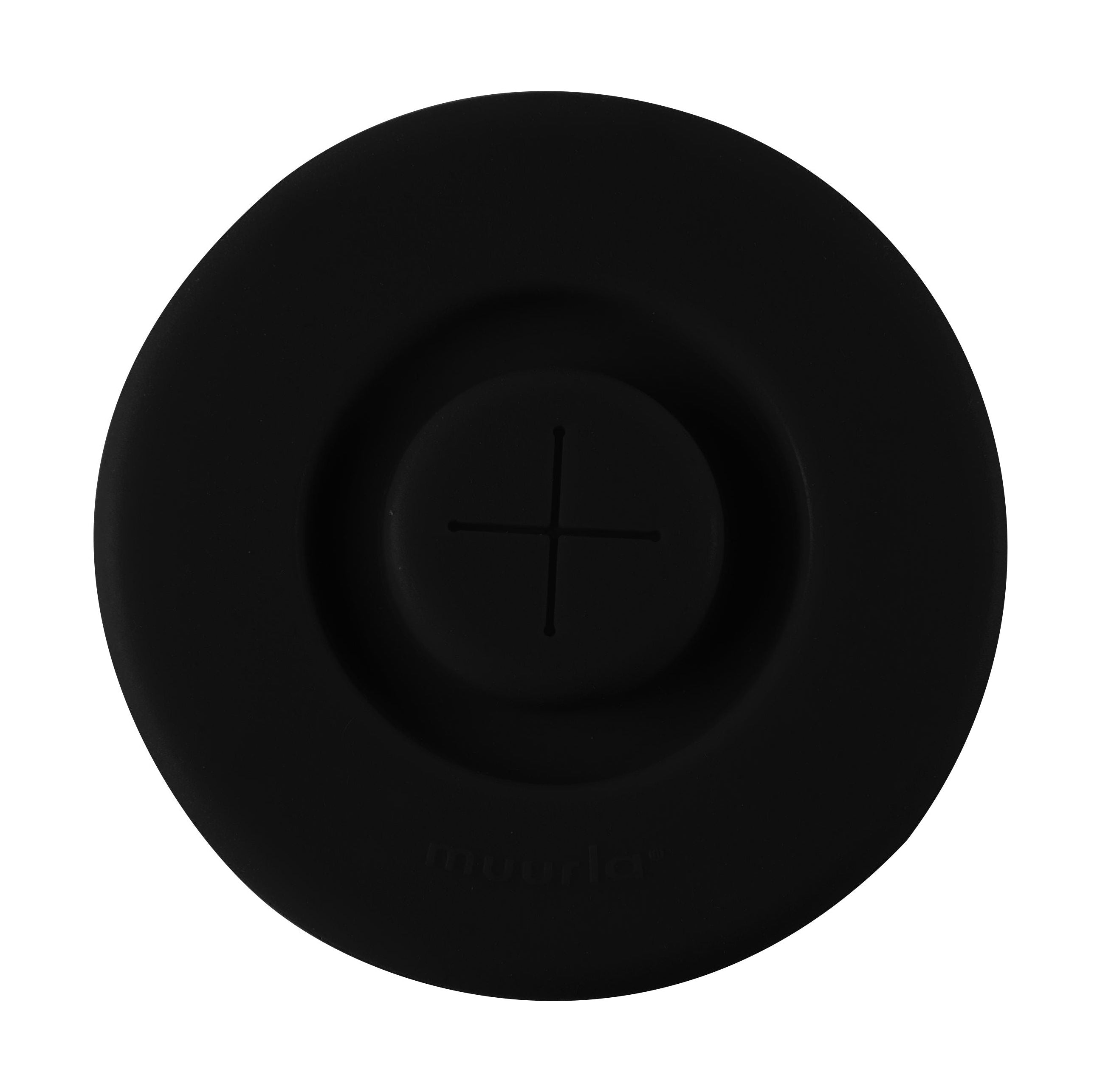 [product_category]-Muurla Silicone Take A Way Silicone Lid With Hole For A Straw, Black-Muurla-6416114949373-1-97-01-MUU-1