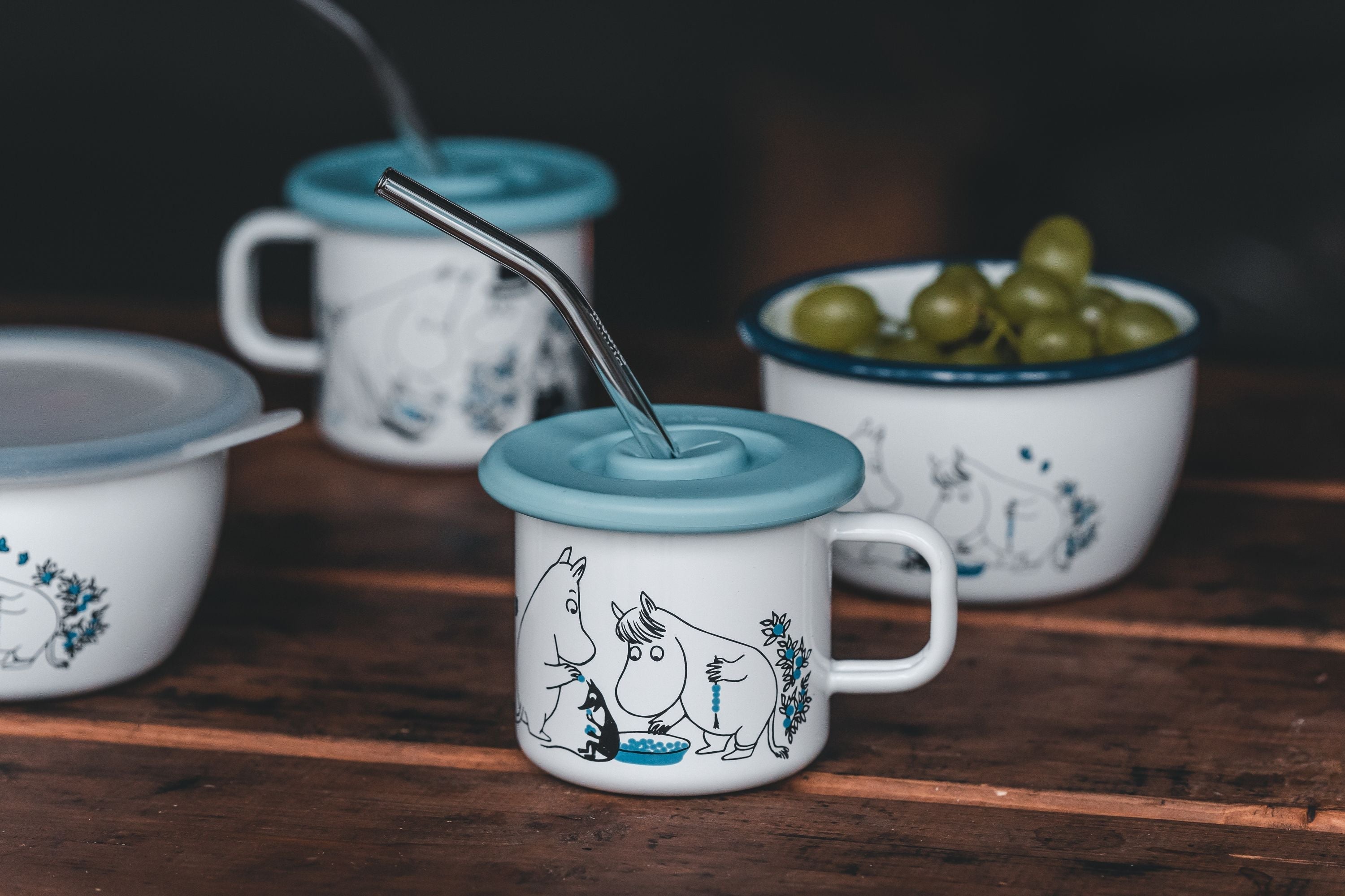 [product_category]-Muurla Silicone Take A Way Silicone Lid With Hole For A Straw, Light Blue-Muurla-6416114951819-1-97-03-MUU-13