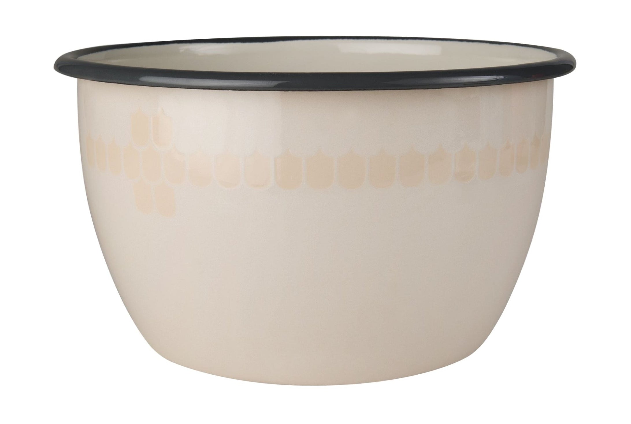 Muurla Vappu Kitchen Emamel Bowl, Beige