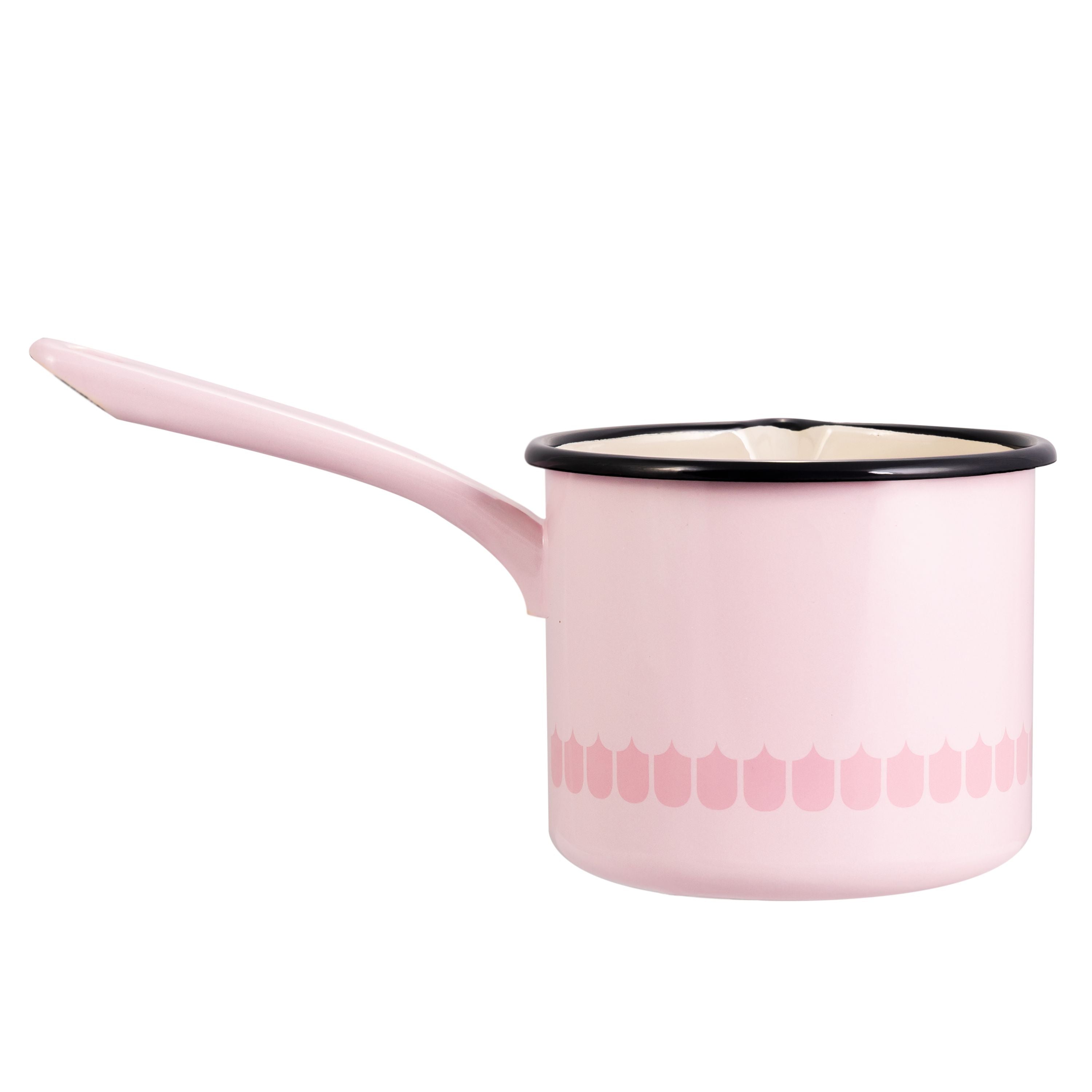 [product_category]-Muurla Vappu Kitchen Enamel Saucepan, Pink-Muurla-6416114966868-1338-190-41-MUU-2