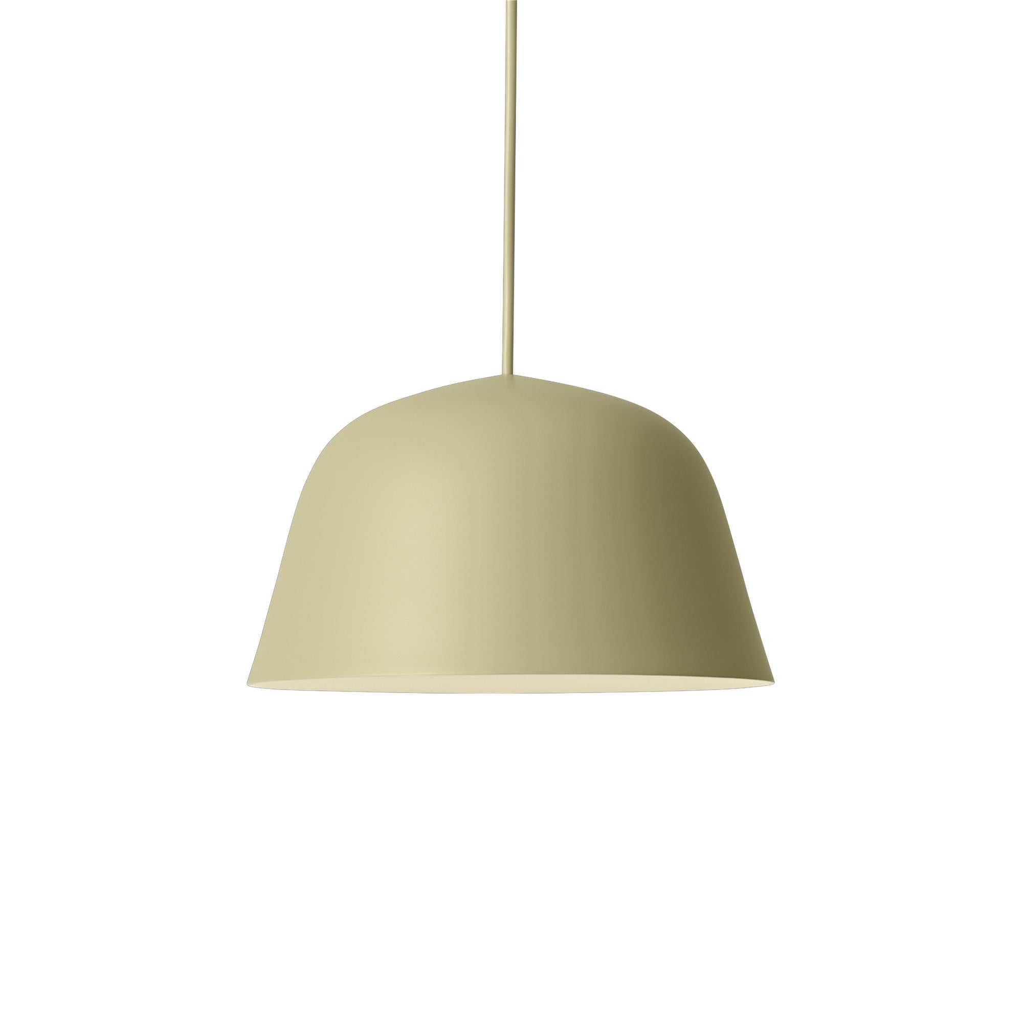 Muuto ambbit suspendent lampe Ø 25 cm, beige / vert