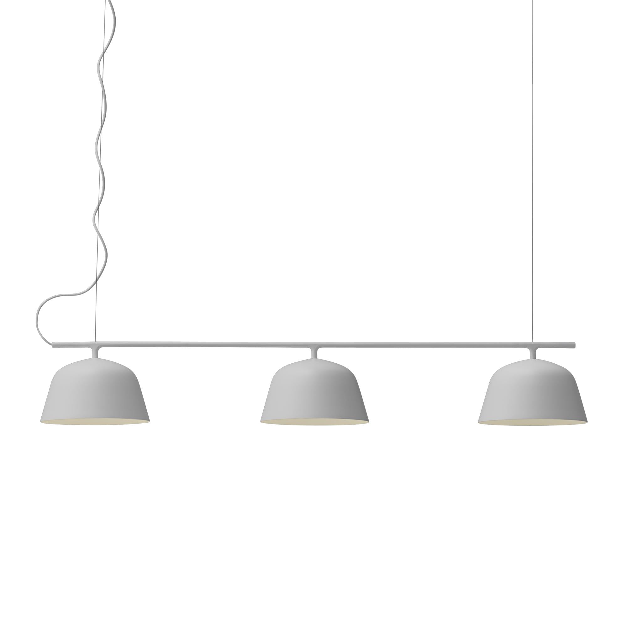 Pendentif en rail Muuto Ambit, gris